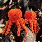 Mini Flexi Pumpkin Octopus thumbnail