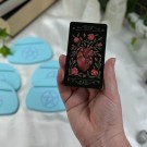 Vel Unt's Pentagram Tarot/Orakel Holder [lyseblå & lyse lilla] thumbnail