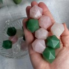 Hexagon Grønn Aventurin & Rosenkvarts (KUN 1 IGJEN) thumbnail