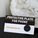 Shungitt - Krystallplate til telefonen din (rund) thumbnail