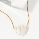 Luna Norte ~ Rainy Day Halskjede - Engel Aura Bergkrystall  thumbnail
