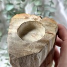 Forsteinet Tre Telysholder Høy thumbnail