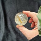 Bergkrystall Kule med Hematitt & Limonitt (Flammekvarts & Golden Healer) thumbnail