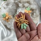 Mini Peach Prasiolite Crystal Spider thumbnail
