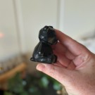 Svart Obsidian Krystallbamse (Teddybear) thumbnail