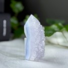 Drusy Blonde Agat Tårn #3 (Blue Lace) thumbnail