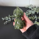 XL Grønn Serpentin Månekatt thumbnail