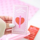 Set of 3 Love Affirmation Valentine Candles in A Box thumbnail