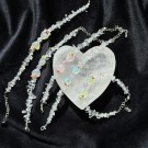 Bergkrystall Krystallchips Armbånd - Blomster Edition (JUSTERBAR) ~velg farge thumbnail