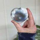 Stor Chunky Orca Agat Hjerte #7 (Spekkhoggersteinen) thumbnail