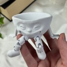 Sittende Smiley Skål - Happy Face (Medium) thumbnail