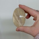 Hvit Månestein Håndstein #3** thumbnail