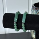 Grønn Aventurin Krystallarmbånd med bue thumbnail