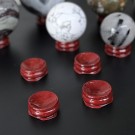 Krystallkuleholder i Lakkert Tre (liten) thumbnail