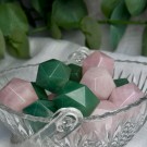 Hexagon Grønn Aventurin & Rosenkvarts (KUN 1 IGJEN) thumbnail