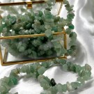 Grønn Aventurin Chips Armbånd  thumbnail