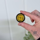 Yes & No Orakelstein - Svart Obsidian thumbnail