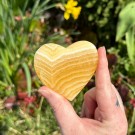 Oransje Bånd Kalsitt Hjerte thumbnail