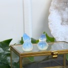 Opalitt Mini Snømann thumbnail