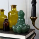 Grønn Aventurin Buddha på Lotus thumbnail