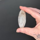 Bergkrystall med Hematitt Håndstein #1 thumbnail