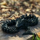 Svart Drage Orm 55cm thumbnail