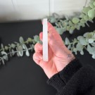 Bergkrystall Pentagram på Metallstativ - Klarhet & Forsterkning thumbnail