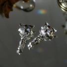 Magisk Katteamulett - Labradoritt & Rød Granat thumbnail