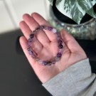 Bånd Ametyst Krystallarmbånd, 8mm (litt større, passer 17-18cm) thumbnail