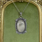 Hvit Månestein Anheng (KUN 1 STK) thumbnail