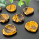 Tigerøye Tommelstein - Hjerteform thumbnail