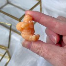 Mini Julenisse med pakkepose - Oransje Kalsitt thumbnail