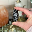 Snøfnugg Obsidian Håndstein #1 thumbnail