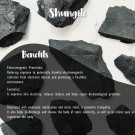 Shungitt - Krystallplate til telefonen din [rektangel] thumbnail