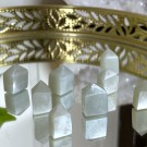 Høy kvalitet Grønn Månestein miniatyr tårn (Garnieritt) - VELG STRØRRELSE thumbnail