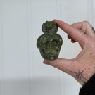 Serpentin Hodeskalle med Slange thumbnail