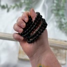 Svart Obsidian Armbånd, 8mm thumbnail