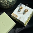 Luna Norte ~ Dolce Cuore Charm Huggie Hoop Øredobber - Abalone Skjell thumbnail