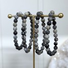 Spindelvev Jaspis Armbånd, 8mm thumbnail