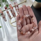 Flammekvarts Armbånd, 8mm thumbnail