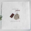 Servietter - Strikking er som sjokolade. Man får aldri nok av det. thumbnail