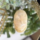 Stor Creamy Hvit Månestein Håndstein #4 thumbnail