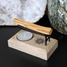Sol Røkelsesholder i Tre - Palo Santo & Røkelsespinne thumbnail