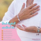 Bergkrystall Krystallchips Armbånd  thumbnail