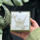 Luna Norte ~ Rainy Day Halskjede - Engel Aura Bergkrystall  thumbnail