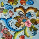 GJENBRUKS-SKATT: Stettefat med nydelig blomsterdekorasjon thumbnail