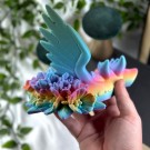 Kortholder - Rainbow Flower Dragon thumbnail