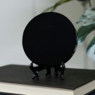 Svart Obsidian Spåspeil (Scrying Mirror), 8cm thumbnail