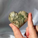 Regnskog Jaspis Hjerte thumbnail