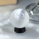 Selenitt Kule #2 (Satin Spar) - 4,9cm thumbnail